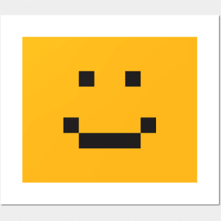 smile emoticon Posters and Art